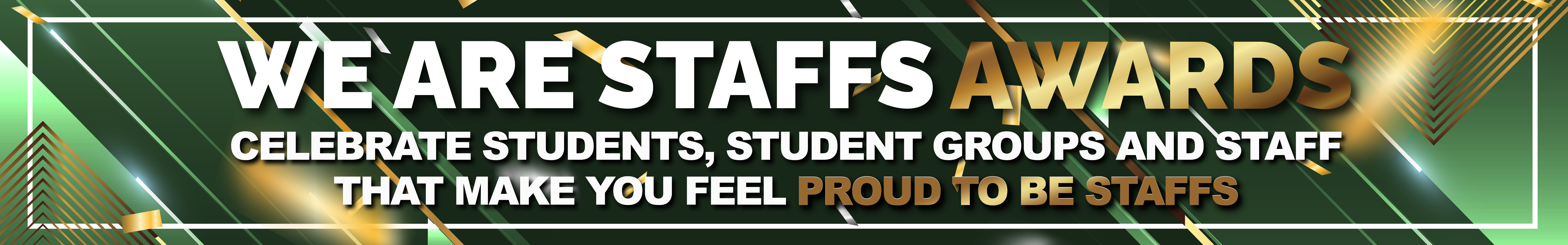 we are staffs banner